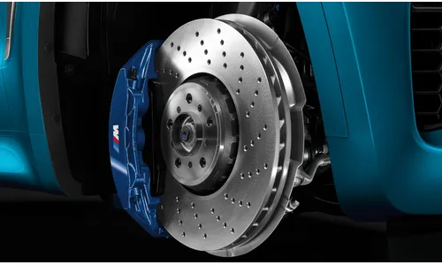 Диск тормозной M Performance, левый, передний, для автомобилей BMW, оригинал — фото 1