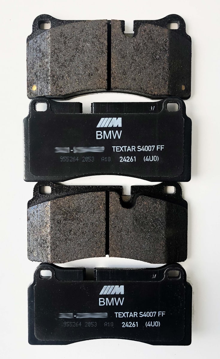 Колодки тормозные M Performance, передний, для BMW M5 F90, M8 F91/F92/F93, X5 F95 и X6 F96, оригинал — фото 1