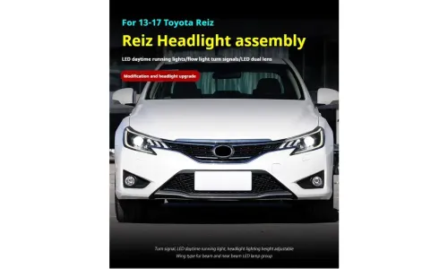 Фары передние LED с ходовыми огнями для Toyota Mark X (2013-2017), комплект, комплект, FT Carlight Carlight — фото 4