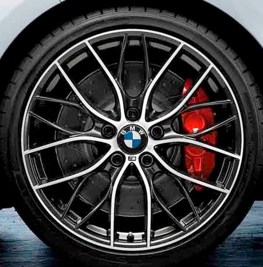 Диск тормозной M Performance, задний, 18 дюймов, для BMW 2-й серии F23/F22, 3-й серии F34/F30/F31 и 4-й серии F33/F32/F36, оригинал — фото 1