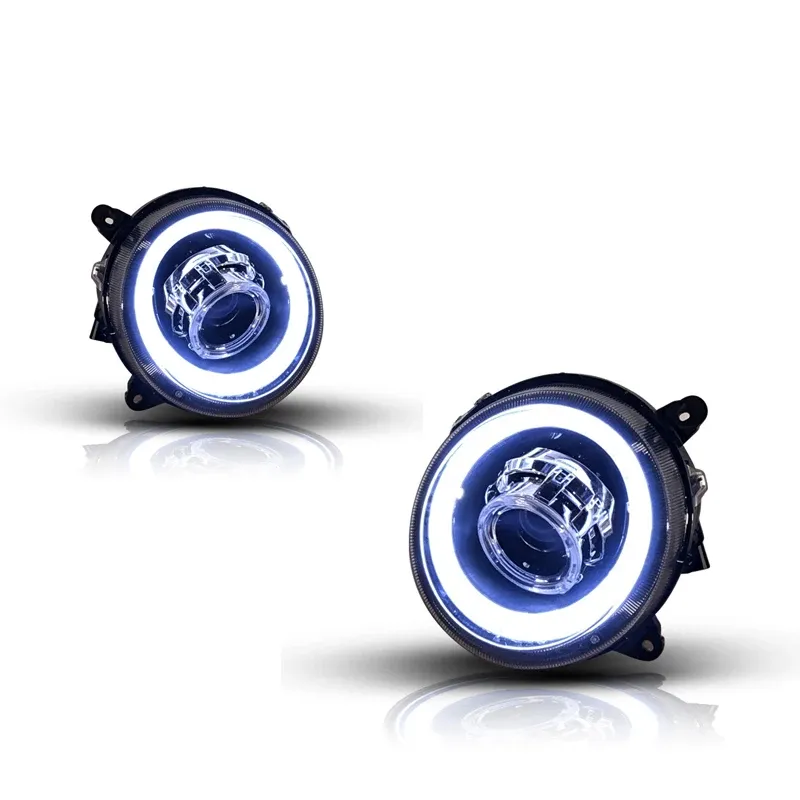 Фары передние LED с ходовыми огнями для Jeep Patriot (2011-2015), комплект, комплект, FT Carlight Carlight — фото 6