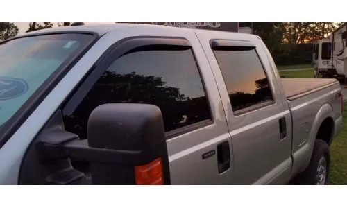 Защита от дождя вентиляционные козырьки козырек AVS для Ford F250 F350 F450 Super Crew 1999-2016 годов выпуска — фото 1