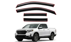 Дефлекторы боковых окон боковых окон, Вставные, для 2017-2023 Honda Ridgeline Crew Cab — фото 1