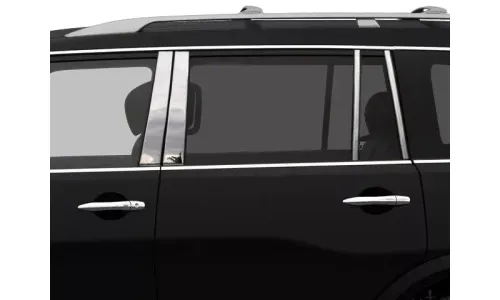 Накладки на стойки дверей 8шт. комплект для Infiniti QX56 11-13 — фото 1