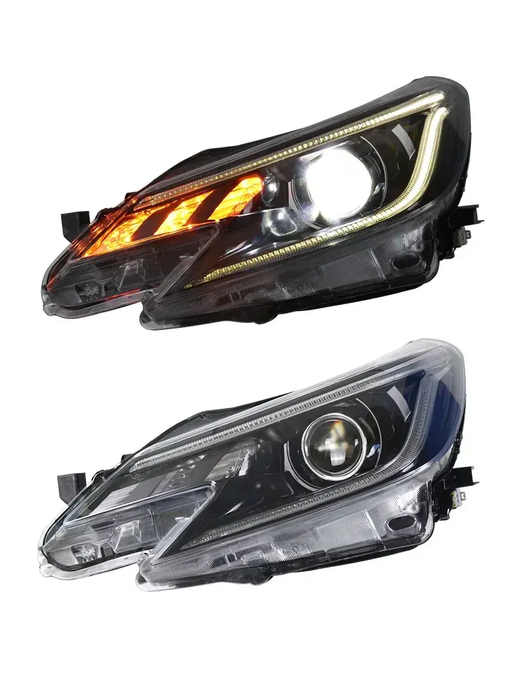 Фары передние LED с ходовыми огнями для Toyota Mark X (2013-2017), комплект, комплект, FT Carlight Carlight — фото 5