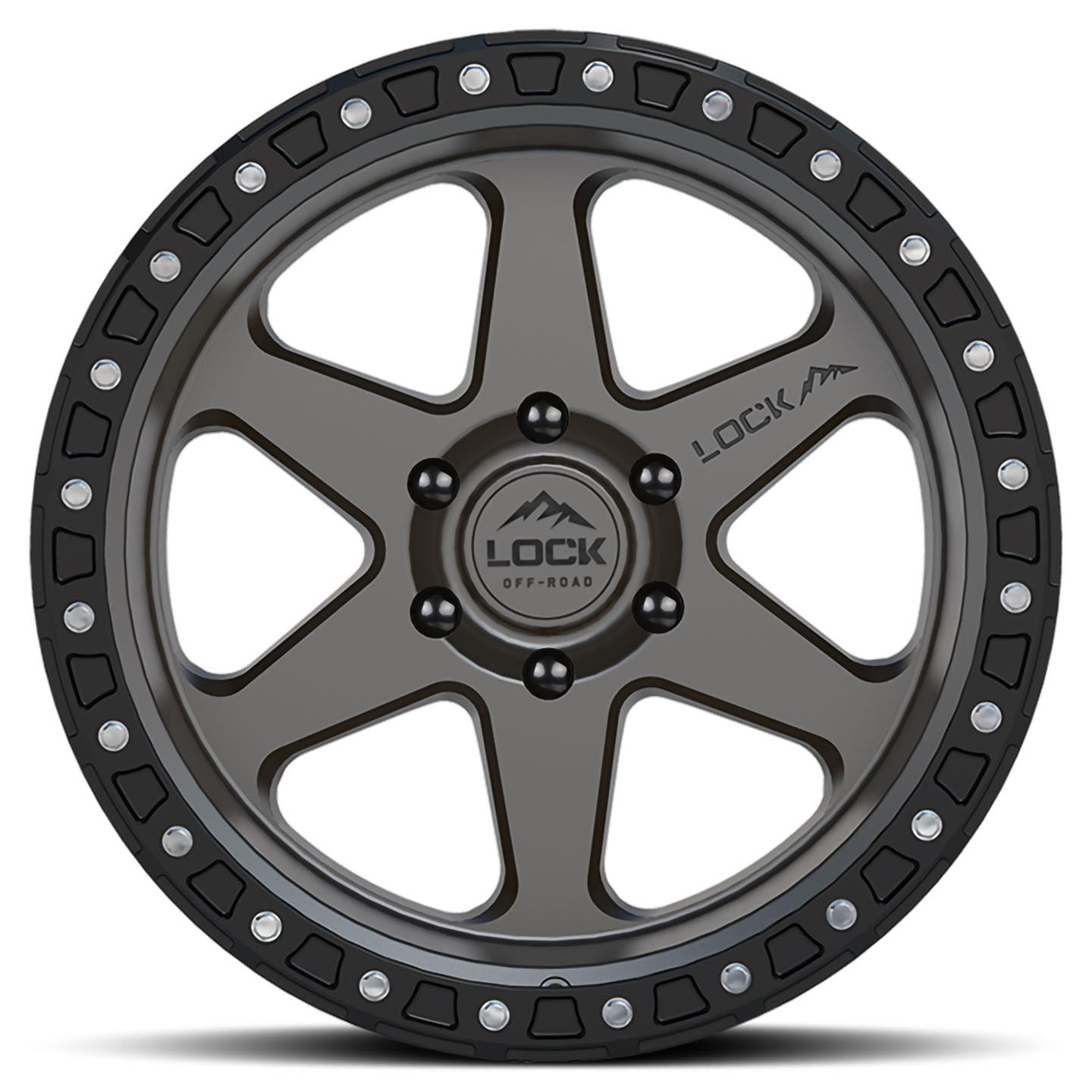 Диск колесный R20x9 Off-Road Olympus Матовый Серый Lock Off-Road — фото 1