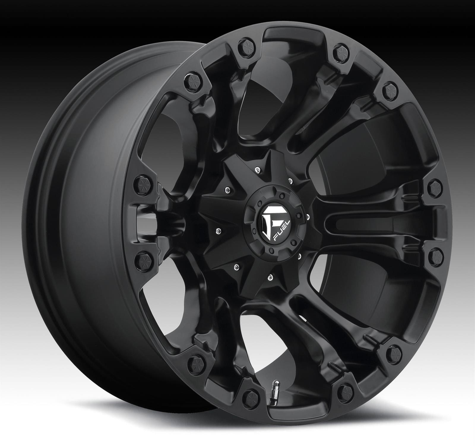 Диск колесный R20x9 Vapor D560 Матовый Черный Fuel Off-Road — фото 1