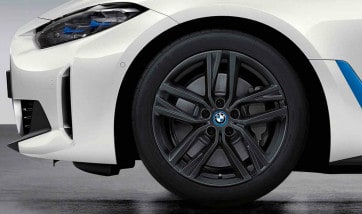 Диск колесный сдвоенные спицы 853, Gunmetal Grey, 8,5J×18, ET36 для BMW 4-й серии G26 и i4 G26, оригинал — фото 1