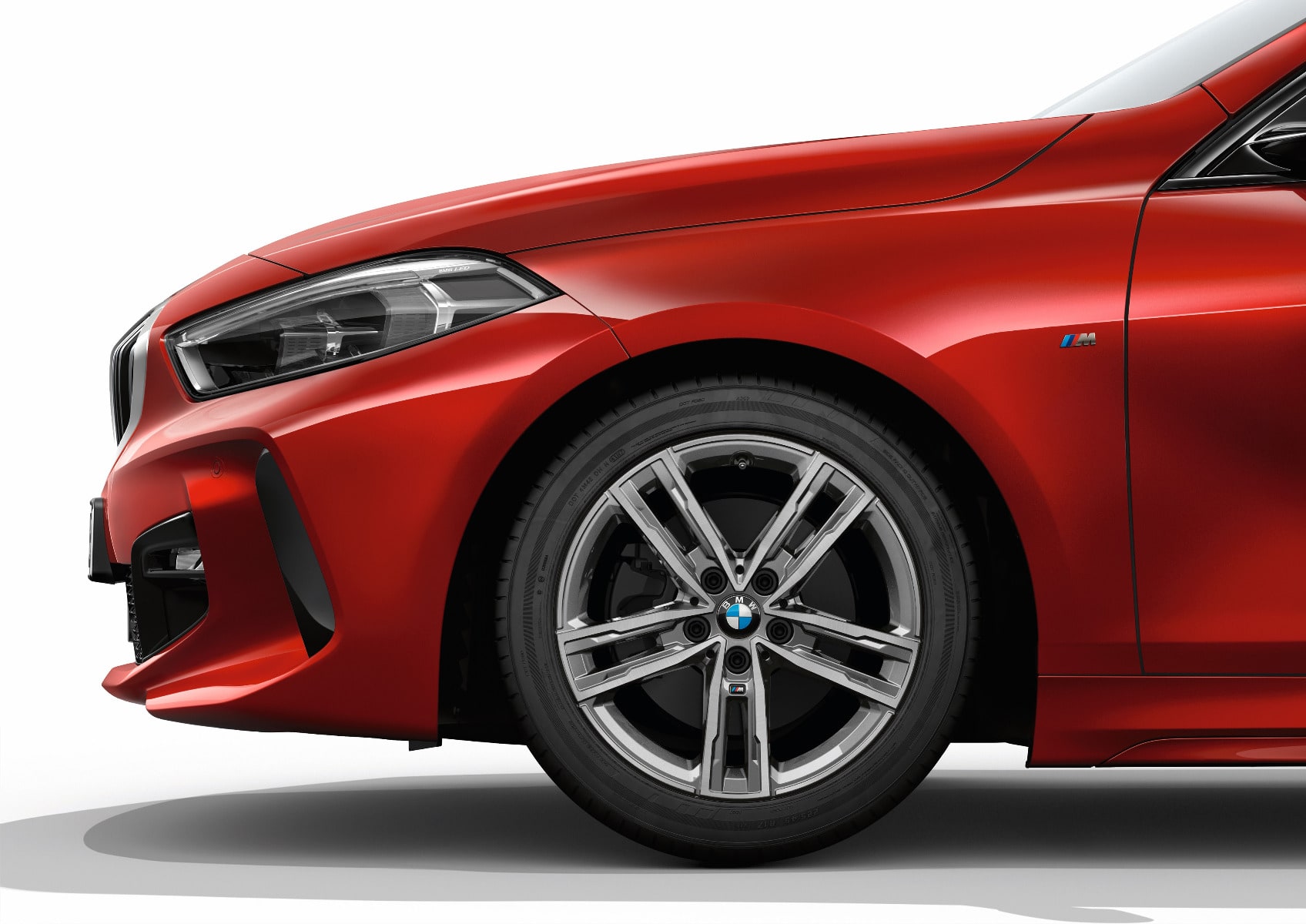 Диск колесный сдвоенные спицы 550M, Ferric Grey, 7,5J×17, ET54 для BMW 1-й серии F40 и 2-й серии F44, оригинал — фото 1