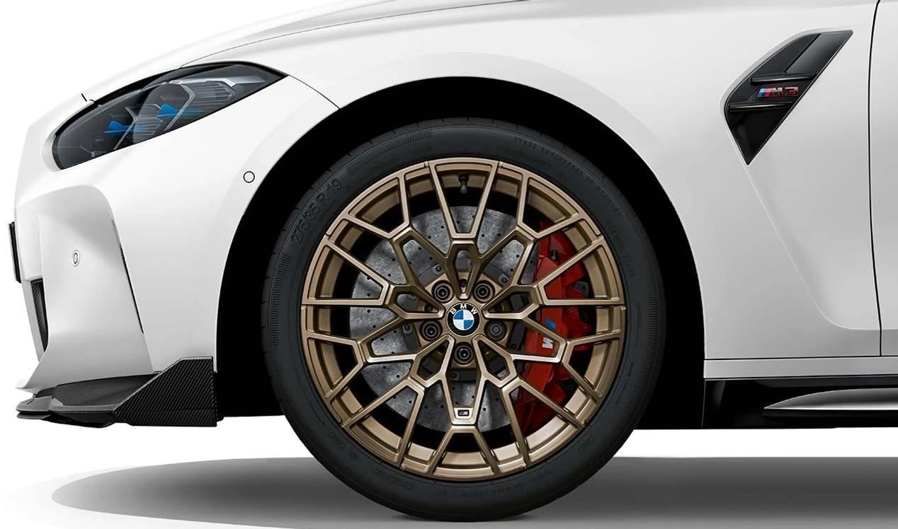 Диск колесный 827M, Goldbronze, 9,5J×19, ET20 для BMW M2 G87, M3 G80/G81 и M4 G82, оригинал — фото 1