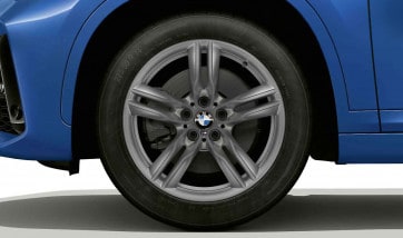 Диск колесный M сдвоенные спицы 570M, Ferric Grey, 7,5J×18, ET51 для BMW X1 F48 и X2 F39, оригинал — фото 1