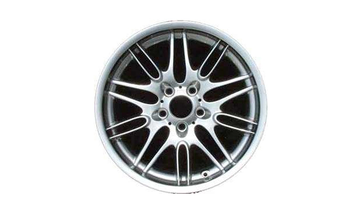 Диск колесный M сдвоенные спицы 65, chrom shadow, 8,0J×18, ET20 для передней оси BMW M5 E39, оригинал — фото 1