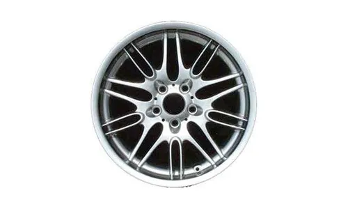 Диск колесный M сдвоенные спицы 65, chrom shadow, 8,0J×18, ET20 для передней оси BMW M5 E39, оригинал — фото 1
