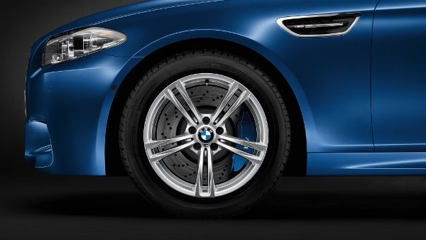 Диск колесный M сдвоенные спицы 408, серебристый, 9,0J×19, ET32 для BMW 5-й серии F10 и 6-й серии F12/F13/F06, оригинал — фото 1
