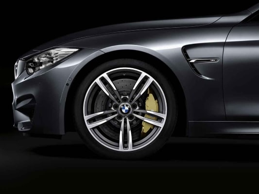 Диск колесный M сдвоенные спицы 437M, Ferric Grey, 9,0J×19, ET29 для передней оси BMW M2 F87, M3 F80 и M4 F83/F82, оригинал — фото 1