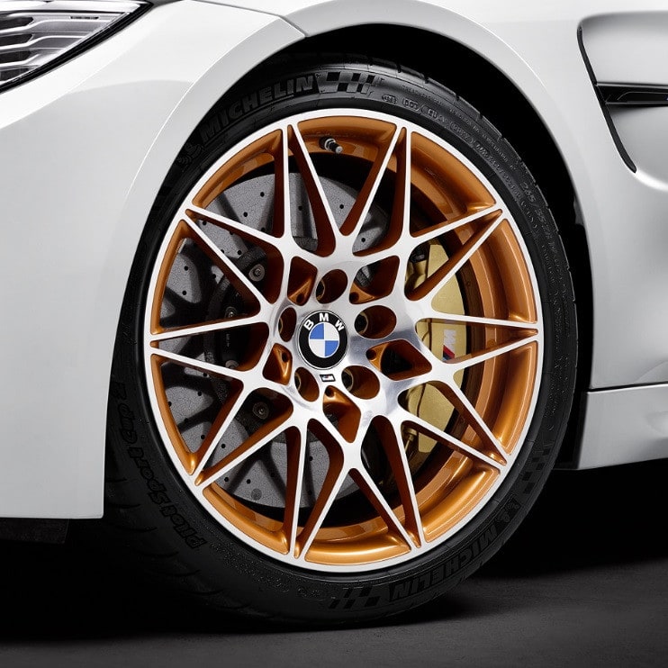 Диск колесный звездообразные спицы 666M кованый, 9,5J×19, ET29 для BMW M4 F82, оригинал — фото 1