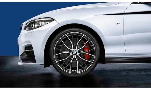 Комплект летних колёс M Performance сдвоенные спицы 405 19 дюймов для BMW 1-й серии F21/F20 и 2-й серии F23/F22, оригинал — фото 1