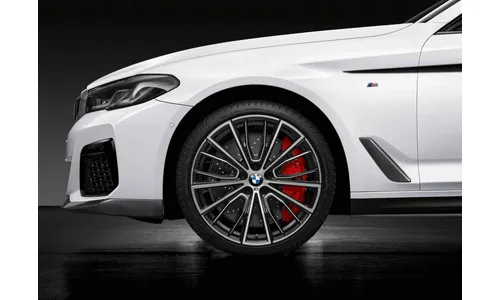 Комплект летних колёс M Performance многоспицевый дизайн 732M 20 дюймов для BMW 5-й серии G30/G31, оригинал — фото 1