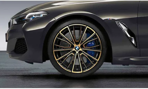 Комплект летних колёс M Performance многоспицевый дизайн 732M 20 дюймов для BMW 8-й серии G14/G15/G16, оригинал — фото 1