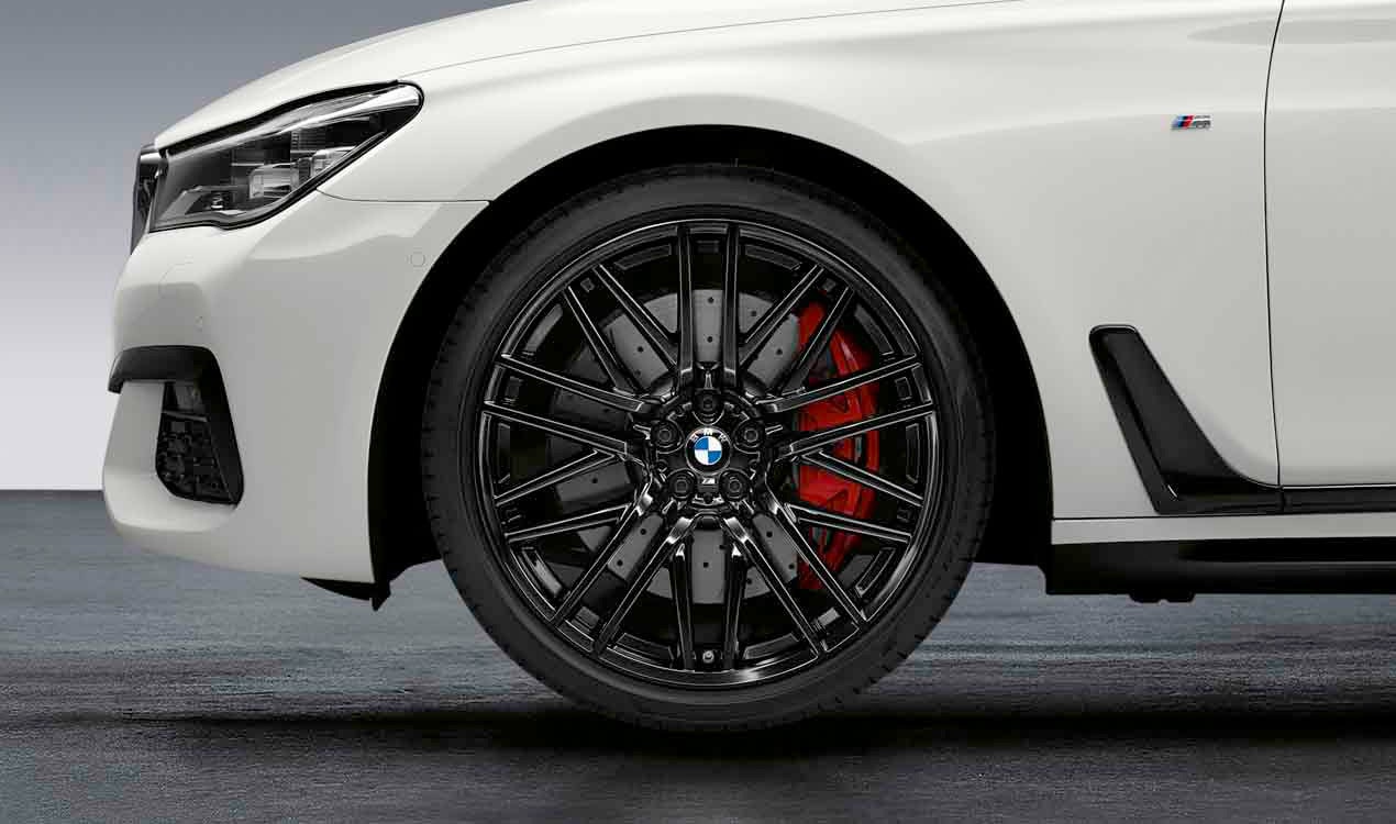 Комплект летних колёс M Performance сдвоенные спицы 650M 21 дюймов для BMW 6-й серии G32 и 7-й серии G11/G12, оригинал — фото 1