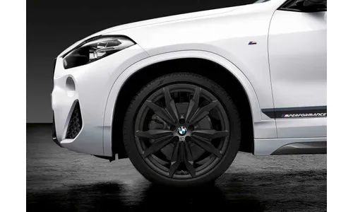 Комплект летних колёс M сдвоенные спицы 717M 20 дюймов для BMW X1 F48 и X2 F39, оригинал — фото 1