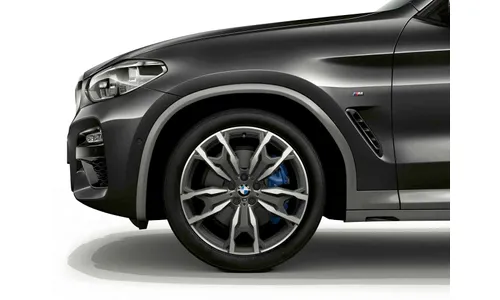 Комплект летних колёс M сдвоенные спицы 787M 20 дюймов для BMW X3 G01 и X4 G02, оригинал — фото 1