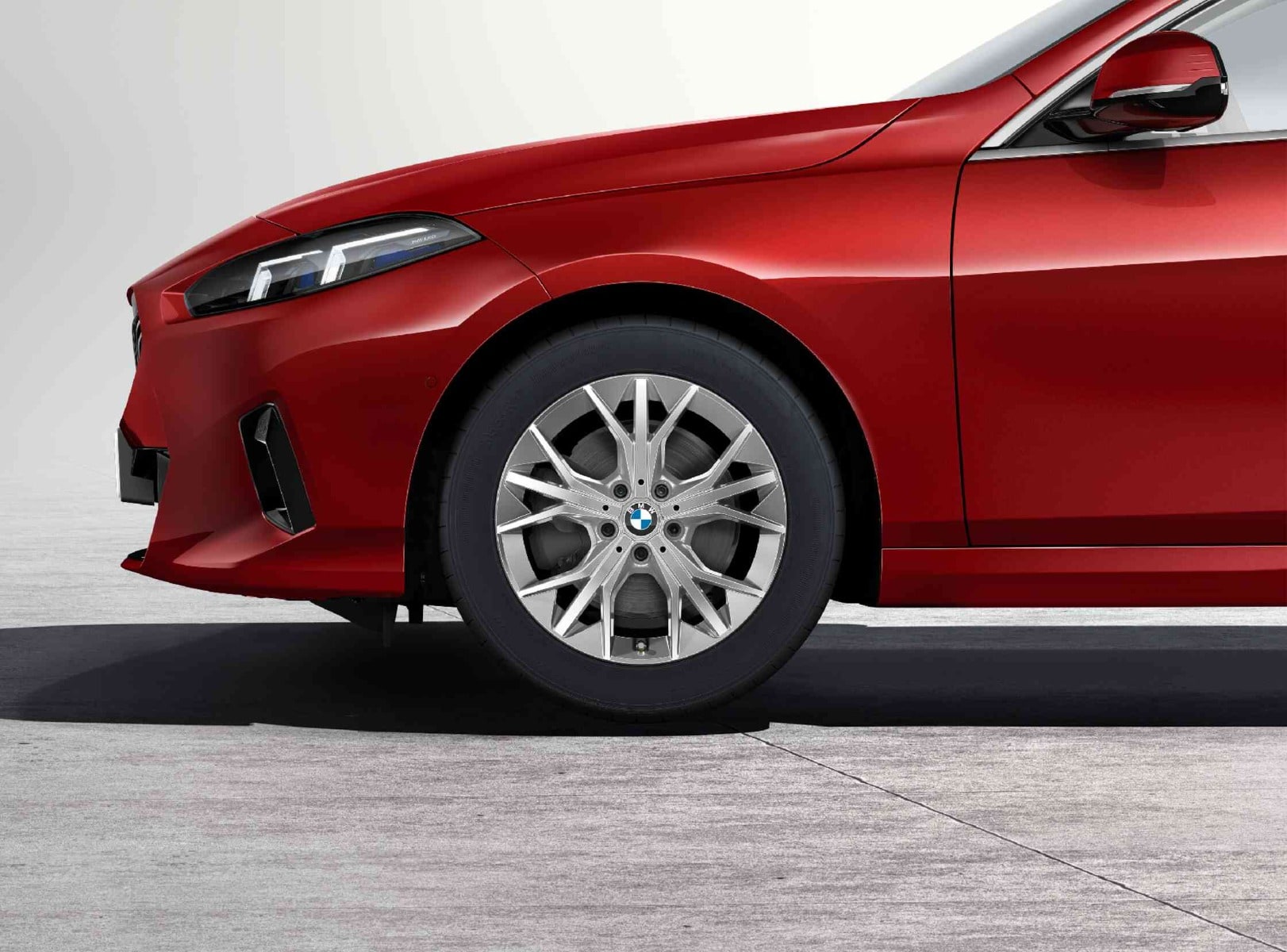 Диск колесный Y-образные спицы 972, Refined Silver, серебристый, 7,5J×17, ET53 для BMW 1-й серии F70 и 2-й серии F74, оригинал — фото 1