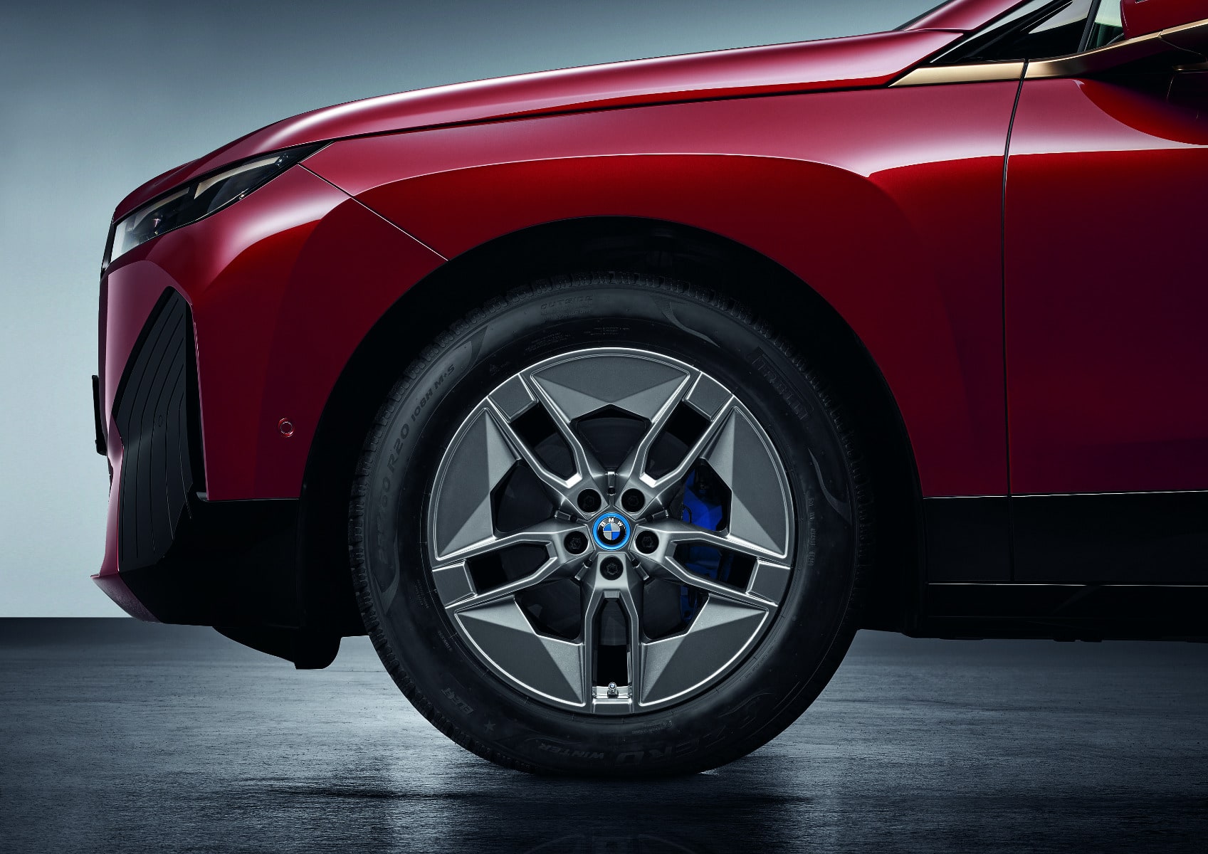 Диск колесный аэродинамический дизайн 1002, матовый Midnight Grey, 8,5J×20, ET28 для BMW iX i20, оригинал — фото 1