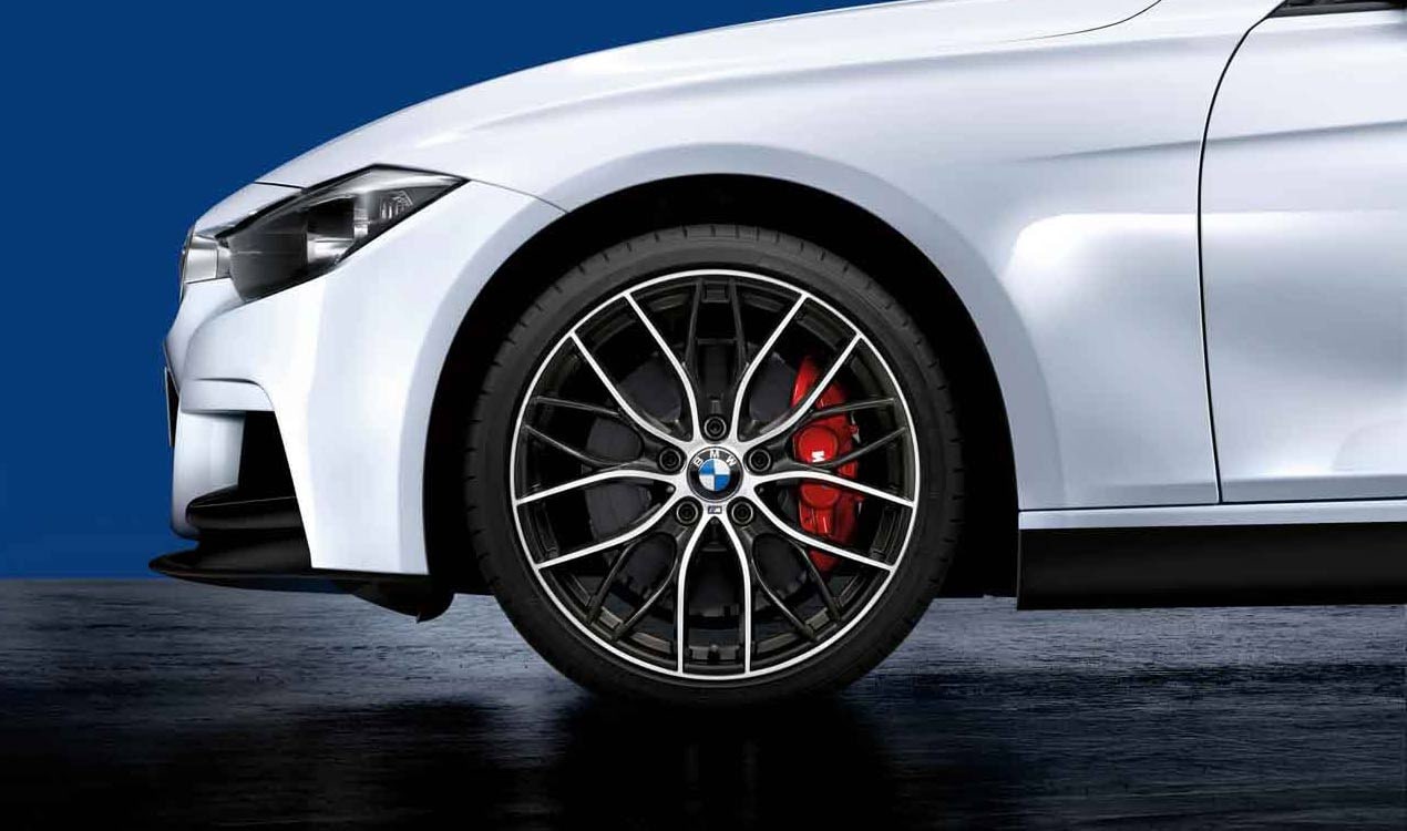 Комплект летних колёс M Performance сдвоенные спицы 405 20 дюймов для BMW 3-й серии F30/F31 и 4-й серии F33/F32/F36, оригинал — фото 1