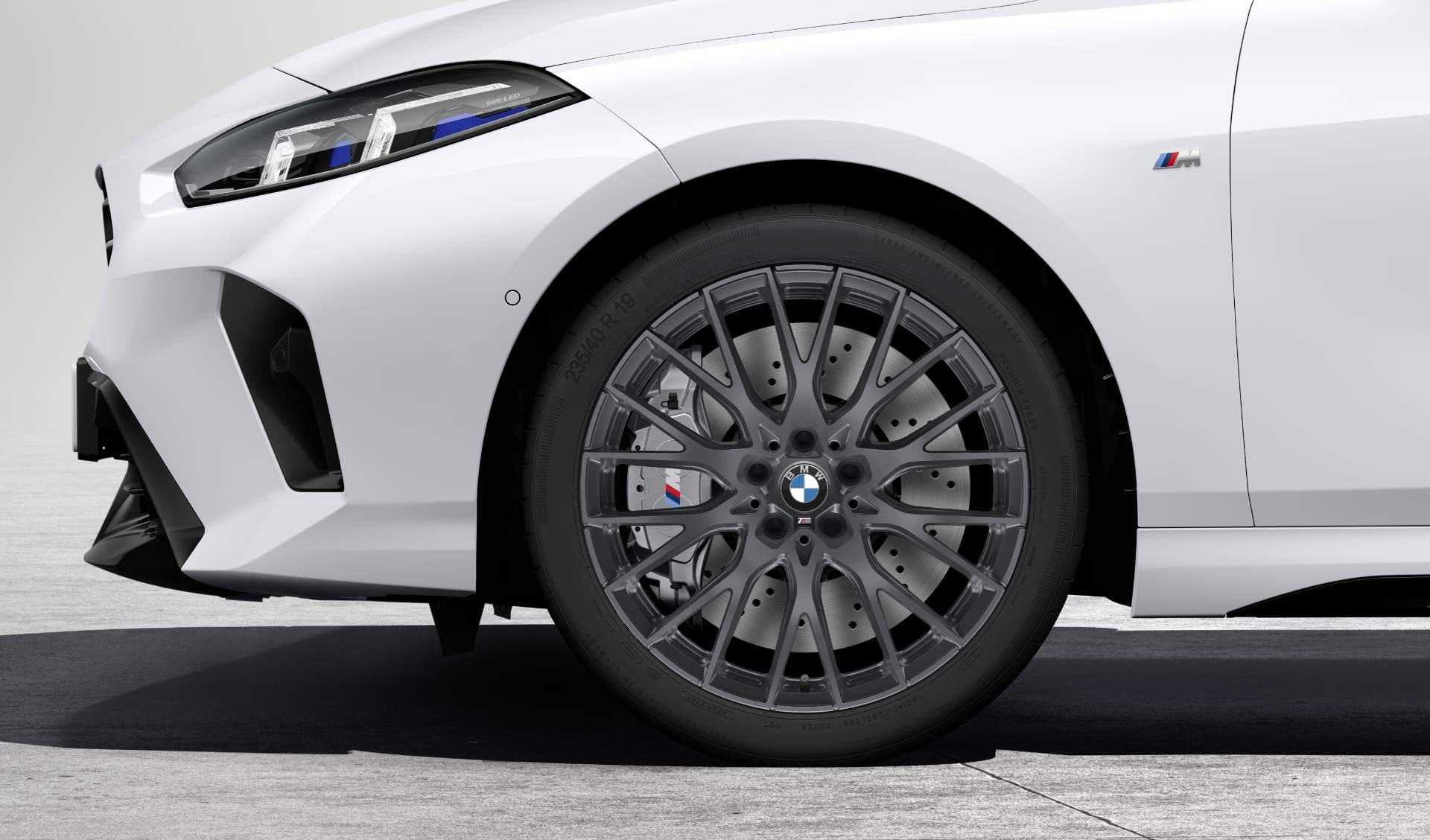 Диск колесный M Y-образные спицы 1085, orbitgrau matt, 8,0J×19, ET53 для BMW 1-й серии F70 и 2-й серии F74, оригинал — фото 1