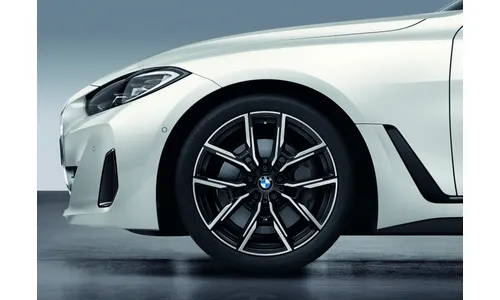 Комплект летних колёс Y-образные спицы 859M 19 дюймов для BMW 4-й серии G26 и i4 G26, оригинал — фото 1