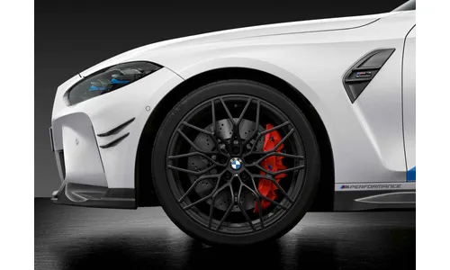 Комплект летних колёс M Performance перекрёстные спицы 1000M 20/21 дюймов для BMW M2 G87, M3 G80 и M4 G83/G82, оригинал — фото 1