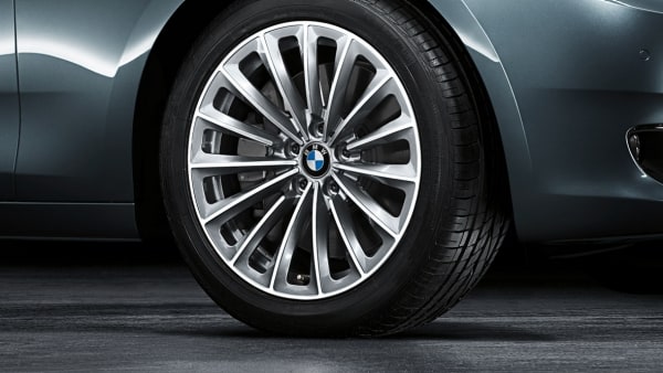 Диск колесный радиальные спицы 252 кованый, 8,5J×19, ET25 для BMW 5-й серии F07 и 7-й серии F01/F04/F02, оригинал — фото 1