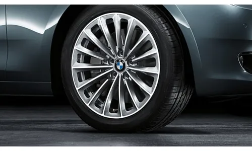 Диск колесный радиальные спицы 252 кованый, 8,5J×19, ET25 для BMW 5-й серии F07 и 7-й серии F01/F04/F02, оригинал — фото 1