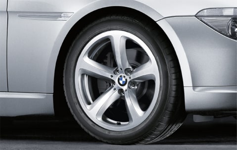Диск колесный звездообразные спицы 249 кованый, 9,0J×19, ET14 для BMW 6-й серии E64/E63, оригинал — фото 1