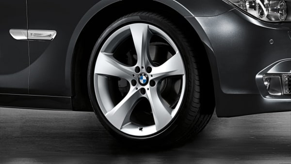 Диск колесный звездообразные спицы 311, серебристый, 10,0J×21, ET41 для BMW 5-й серии F07 и 7-й серии F01/F04/F02, оригинал — фото 1