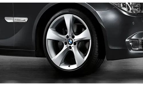 Диск колесный звездообразные спицы 311, серебристый, 10,0J×21, ET41 для BMW 5-й серии F07 и 7-й серии F01/F04/F02, оригинал — фото 1