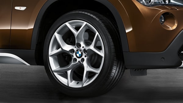 Диск колесный Y-образные спицы 322, серебристый, 8,0J×18, ET30 для BMW X1 E84, оригинал — фото 1
