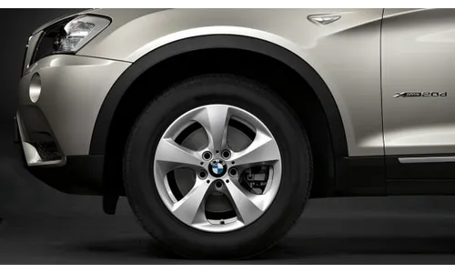 Диск колесный Streamline 306, серебристый, 8,0J×17, ET43 для BMW X3 F25 и X4 F26, оригинал — фото 1