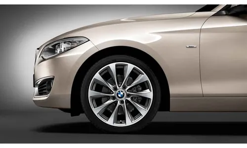 Диск колесный V-образные спицы 387, Ferric Grey, 7,5J×18, ET45 для BMW 1-й серии F21/F20 и 2-й серии F23/F22, оригинал — фото 1