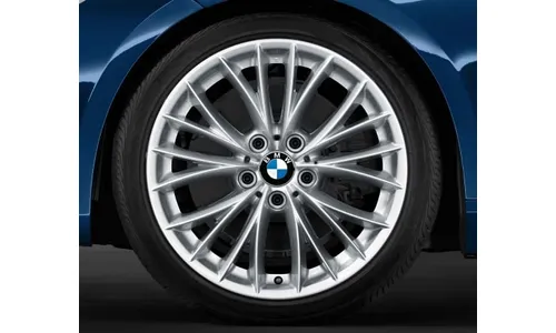 Диск колесный V-образные спицы 342, Spacegrau, 8,0J×18, ET34 для передней оси BMW 3-й серии E93/E92/E90/E91, оригинал — фото 1