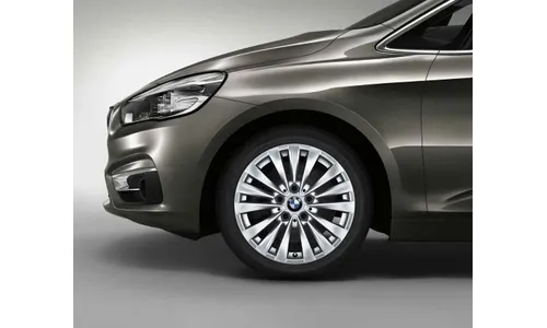 Диск колесный многоспицевый дизайн 475, Reflex серебристый, 7,0J×16, ET52 для BMW 2-й серии F45/F46, оригинал — фото 1