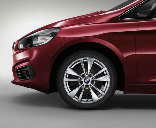 Диск колесный сдвоенные спицы 476, Reflex серебристый, 7,0J×16, ET52 для BMW 2-й серии F45/F46, оригинал — фото 1