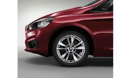 Диск колесный сдвоенные спицы 476, Reflex серебристый, 7,0J×16, ET52 для BMW 2-й серии F45/F46, оригинал — фото 1