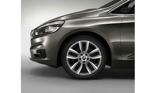 Диск колесный V-образные спицы 485, Ferric Grey, 8,0J×18, ET57 для BMW 2-й серии F45/F46, оригинал — фото 1