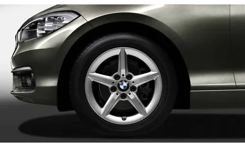 Диск колесный звездообразные спицы 654, серебристый, 7,0J×16, ET40 для BMW 1-й серии F21/F20 и 2-й серии F23/F22, оригинал — фото 1
