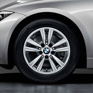Диск колесный V-образные спицы 656, Reflex серебристый, 7,5J×16, ET37 для BMW 3-й серии F30/F31, оригинал — фото 1