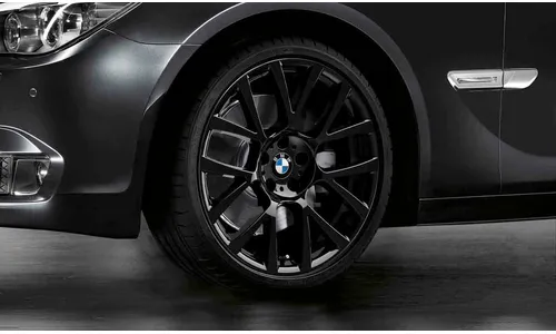 Диск колесный сдвоенные спицы 238, черный, 8,5J×19, ET25 для BMW 5-й серии F07 и 7-й серии F01/F04/F02, оригинал — фото 1