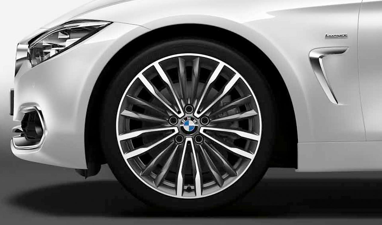 Диск колесный многоспицевый дизайн 708, Ferric Grey, 8,5J×19, ET47 для BMW 3-й серии F30/F31 и 4-й серии F33/F32/F36, оригинал — фото 1