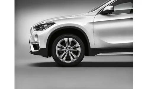 Диск колесный сдвоенные спицы 567, Reflex серебристый, 7,5J×18, ET51, для BMW X1 F48 с 03.2016 и X2 F39, оригинал — фото 1